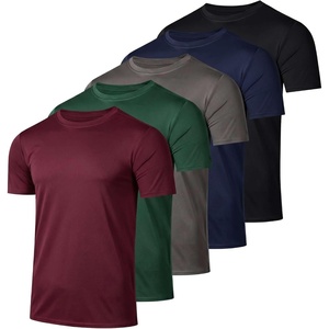 image:image5 Pack Mens Dry Fit Workout T Shirts Crew Neck Athletic Gym Running TeesSet 23
