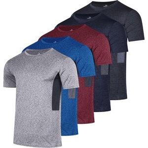 image:image5 Pack Mens Dry Fit Workout T Shirts Crew Neck Athletic Gym Running TeesSet 6