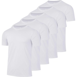 image:image5 Pack Mens Dry Fit Workout T Shirts Crew Neck Athletic Gym Running TeesSet 9