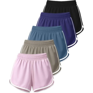 image:image5 Pack Womens Dry Fit Dolphin Shorts Athletic Running Workout Gym HikingSet 1