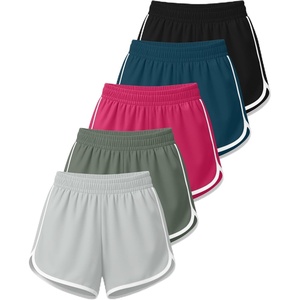 image:image5 Pack Womens Dry Fit Dolphin Shorts Athletic Running Workout Gym HikingSet 3