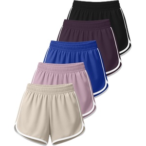 image:image5 Pack Womens Dry Fit Dolphin Shorts Athletic Running Workout Gym HikingSet 4