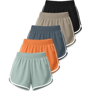 image:image5 Pack Womens Dry Fit Dolphin Shorts Athletic Running Workout Gym HikingSet 7