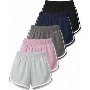 image:image5 Pack Womens Dry Fit Dolphin Shorts Athletic Running Workout Gym HikingSet 9