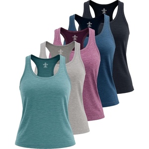 image:image5 Pack Womens Dry Fit Tank Tops Sleeveless Athletic Workout Gym YogaSet 1