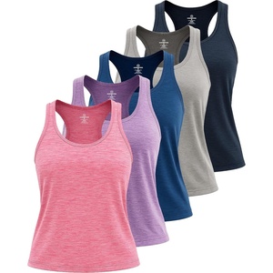 image:image5 Pack Womens Dry Fit Tank Tops Sleeveless Athletic Workout Gym YogaSet 7