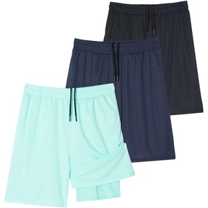 image:imageReal Essentials 3 Pack Mens 2 in 1 Mesh 7 Running Workout Gym Shorts with Compression Liner Available in Big amp TallSet 2