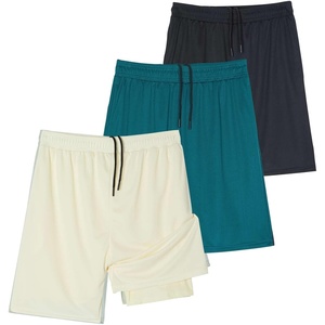 image:imageReal Essentials 3 Pack Mens 2 in 1 Mesh 7 Running Workout Gym Shorts with Compression Liner Available in Big amp TallSet 3
