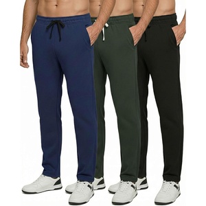 image:imageReal Essentials 3 Pack Mens Tech Fleece Athletic Casual Open Bottom Sweatpants with Pockets Available in Big amp TallSet 7