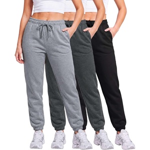 image:imageReal Essentials 3 Pack Womens Fleece Jogger Sweatpants Available in Plus SizeSet 11