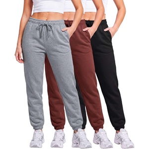 image:imageReal Essentials 3 Pack Womens Fleece Jogger Sweatpants Available in Plus SizeSet 3