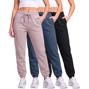 image:imageReal Essentials 3 Pack Womens Fleece Jogger Sweatpants Available in Plus SizeSet 4