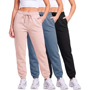 image:imageReal Essentials 3 Pack Womens Fleece Jogger Sweatpants Available in Plus SizeSet 5