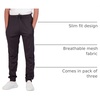 image:image3 Pack Boys Mesh Joggers Sweatpants Athletic Sweats Pants Pockets KidsSet 3