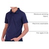 image:image3 Pack Boys Polo Shirts School Uniform Short Sleeve Collared Golf KidsSet 4