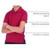 image:image3 Pack Boys Polo Shirts School Uniform Short Sleeve Collared Golf KidsSet 8