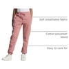 image:image3 Pack Girls Cotton Fleece Joggers Sweatpants Kids Teens Pants SweatsSet 7