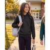 image:image3 Pack Girls Fleece Pullover Hoodies Sweatshirts Sweaters Kids Teens TopsSolid Black  Solid Dove  Solid Copen Blue