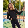image:image3 Pack Girls Fleece Pullover Hoodies Sweatshirts Sweaters Kids Teens TopsSolid Black  Solid Pale Lilac  Solid Ballad Blue