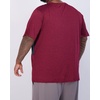 image:image3 Pack Mens Big amp Tall Dry Fit V Neck T Shirts Athletic Workout Gym TeesSet 3