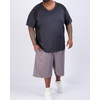 image:image3 Pack Mens Big amp Tall Dry Fit V Neck T Shirts Athletic Workout Gym TeesSet 4