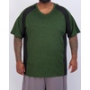 image:image3 Pack Mens Big amp Tall Dry Fit V Neck T Shirts Athletic Workout Gym TeesSet 4