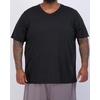 image:image3 Pack Mens Big amp Tall Dry Fit V Neck T Shirts Athletic Workout Gym TeesSet 7