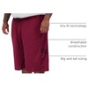 image:image3 Pack Mens Big amp Tall Mesh Shorts Dry Fit Basketball Athletic Gym PocketsDry Fitset H