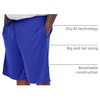 image:image3 Pack Mens Big amp Tall Mesh Shorts Dry Fit Basketball Athletic Gym PocketsDry Fitset I