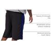 image:image3 Pack Mens Big amp Tall Mesh Shorts Dry Fit Basketball Athletic Gym PocketsMeshset C
