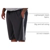 image:image3 Pack Mens Big amp Tall Mesh Shorts Dry Fit Basketball Athletic Gym PocketsMeshset E
