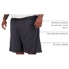 image:image3 Pack Mens Big amp Tall Mesh Shorts Dry Fit Basketball Athletic Gym PocketsMeshset K