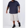 image:image3 Pack Mens Big and Tall Dry Fit T Shirts Workout Gym Athletic Crew TeeShort Sleeve  Set 1