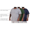 image:image3 Pack Mens Big and Tall Dry Fit T Shirts Workout Gym Athletic Crew TeeShort Sleeve  Set 5