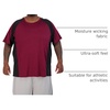 image:image3 Pack Mens Big and Tall Dry Fit T Shirts Workout Gym Athletic Crew TeeShort Sleeve  Set 6