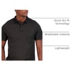 image:image3 Pack Mens Dry Fit Pocket Polo Shirts Short Sleeve Athletic Golf CollaredSet 6