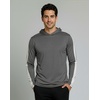image:image3 Pack Mens Dry Fit Pullover Hoodie Sun Sweatshirts Athletic Gym WorkoutSet 8