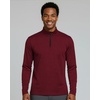 image:image3 Pack Mens Dry Fit Quarter Zip Long Sleeve Athletic Workout Golf ShirtsSet C