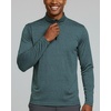 image:image3 Pack Mens Dry Fit Quarter Zip Long Sleeve Athletic Workout Golf ShirtsSet D