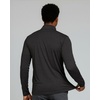 image:image3 Pack Mens Dry Fit Quarter Zip Long Sleeve Athletic Workout Golf ShirtsSet E