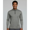 image:image3 Pack Mens Dry Fit Quarter Zip Long Sleeve Athletic Workout Golf ShirtsSet E