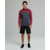 image:image3 Pack Mens Dry Fit Quarter Zip Long Sleeve Athletic Workout Golf ShirtsSet a