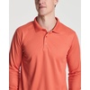 image:image3 Pack Mens Long Sleeve Polo Shirts Dry Fit Golf Work Casual Collared TopsSet 4