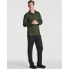 image:image3 Pack Mens Long Sleeve Polo Shirts Dry Fit Golf Work Casual Collared TopsSet 7