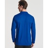 image:image3 Pack Mens Long Sleeve Polo Shirts Dry Fit Golf Work Casual Collared TopsSet 7