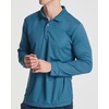 image:image3 Pack Mens Long Sleeve Polo Shirts Dry Fit Golf Work Casual Collared TopsSet 8
