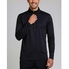 image:image3 Pack Mens Mesh Quarter Zip Pullover Shirts Long Sleeve Dry Fit Golf GymSet 10