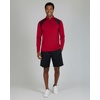 image:image3 Pack Mens Mesh Quarter Zip Pullover Shirts Long Sleeve Dry Fit Golf GymSet 8