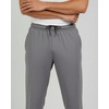 image:image3 Pack Mens Mesh Sweatpants Open Bottom Lounge Workout Track Gym PantsSet 2