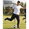 image:image3 Pack Mens Mesh Sweatpants Open Bottom Lounge Workout Track Gym PantsSet 3